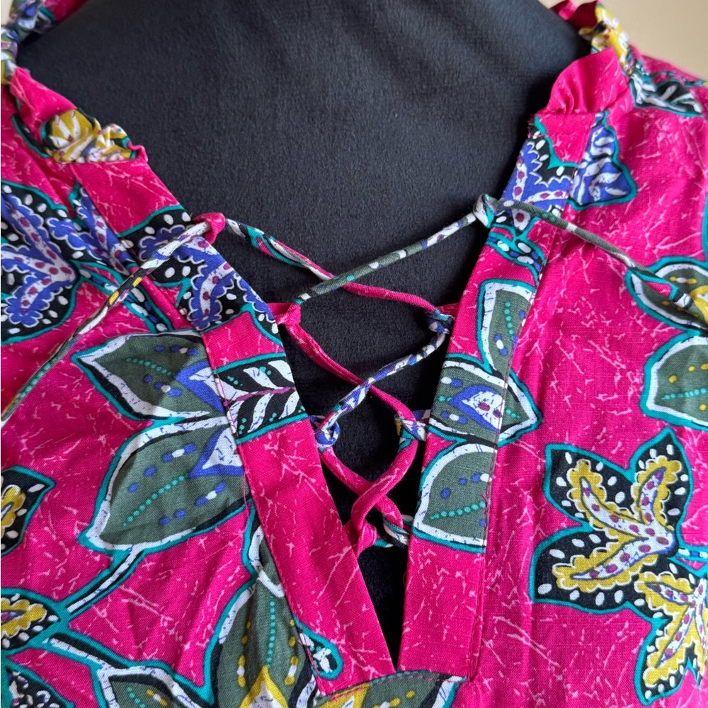 LOFT Pink Floral Dress - Picture 3 of 7